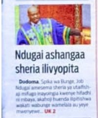 Mugaka_N's tweet photo. Mheshimiwa Spika anashangaa, Mheshimiwa Heche anamkumbusha!
#Usingizi wa miaka mitano umelitia taifa hasara isiyomithilika. https://t.co/IC8g33DXN0