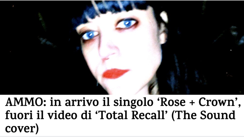 ShamelessPR_'s tweet photo. .@Suoni_Distorti has the official video and more for the latest from LA-based #dreampop purveyor #AMMO @missammo (of #BrassBox). Peep 'Total Recall', taken from forthcoming single 'Rose + Crown' ~ https://t.co/tbpoFtoy7c https://t.co/0aQVYHaZ0k