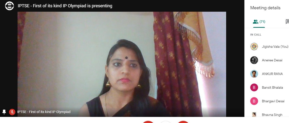 InfoGujcost's tweet photo. Our second speaker of Day 1 of virtual “Summer Camp on IPR for college and university students” Dr. Sheetal Chopra Course Director @IPTSE_ started the session on the Role of IP in Career Shaping. @hareets @dstGujarat @narottamsahoo @CIPAM_India
https://t.co/lsgyWkHAH1 https://t.co/lKzqTL7gMv