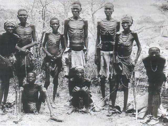 AfricaFactsZone's tweet photo. Germany finally recognises that it committed genocide in Namibia, after being sued.

Germany will pay $1.34 billion compensation to Namibia.

Germany's Pres. Steinmeier will apologise before Namibia's Parliament.

German settlers killed 100,000 Hereros &amp; 10,000 Namas from 1904-08 https://t.co/zaFfmcWyME