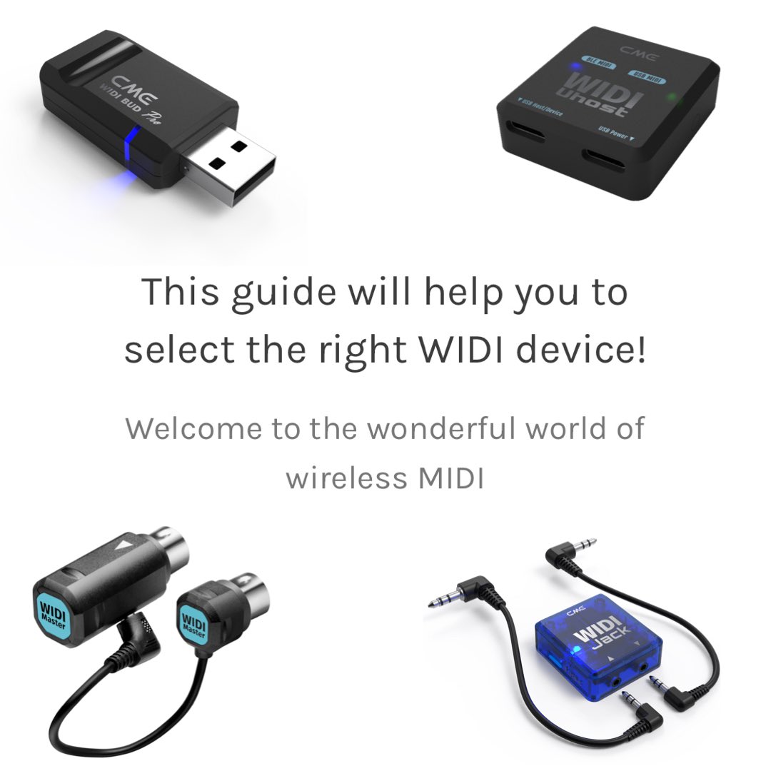 CMEPro1's tweet photo. Are you having a hard time selecting the right WIDI product?

This guide will help you!

1. Go to cme-pro(dot)com
2. Select “blog” from the top menu
3. Click the ‘featured post” on top

Let us know if it worked. Or not.

 💙

#widimaster #widijack #widiuhost #widibudpro https://t.co/loiPCQAt2y