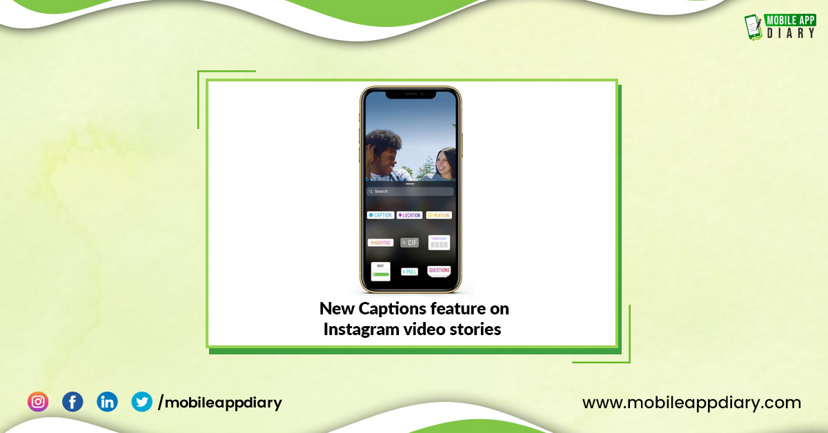 Now make the most out of Instagram stories with caption stickers that can automatically transform speech in your captured video. Use the right text colour, font and position to convey your message and make an impression.

#Instagram #MAD #MobileAppDiary #MobileAppDevelopment