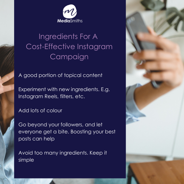 MediaSmiths1's tweet photo. Before you start cooking up an Instagram strategy, take a step back to learn what your followers would like to see on your page. https://t.co/sdzzDCRLYC