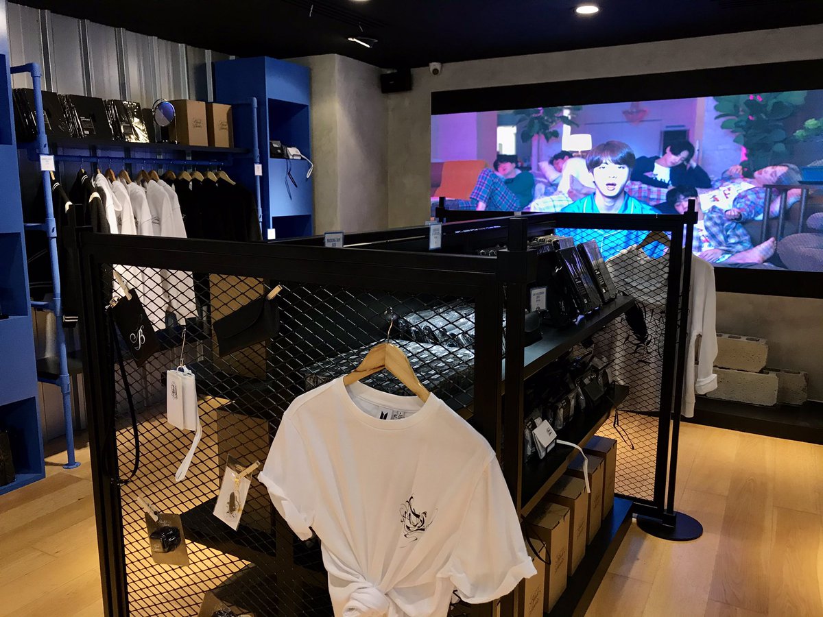 ABSCBNNews's tweet photo. A sneak peek into the @BTS_twt pop-up store, which will run from May 29 to August 29 at SM Megamall. | via @jaehwabernardo

Related story: https://t.co/wGfhYalNkL https://t.co/JMILYKLb0X