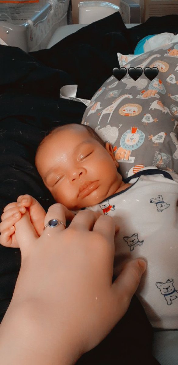 MontiShiro's tweet photo. Baby Xavier update 🥰💜👶🏽
He's getting so big and he's so sweet and precious. 🥰 https://t.co/8CfNO82bTr