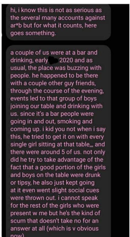 breaking_a_rib's tweet photo. Another incidence where he makes girls feel uncomfortable and tries to violate them. #MeToo #Justice https://t.co/vXXASexACJ