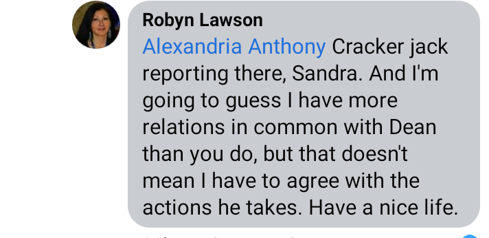 LADYALEXANDRIA's tweet photo. Wow Robyn can you get any more petty. #Metis. Since someone in her sick circle called me #Fetis now she says she has more links than me to a common ancestor. @malone_j71 , @vondollo . Get your lies straight. #RobynLawson , #DarrylLeroux https://t.co/MN0dNYD8Rz