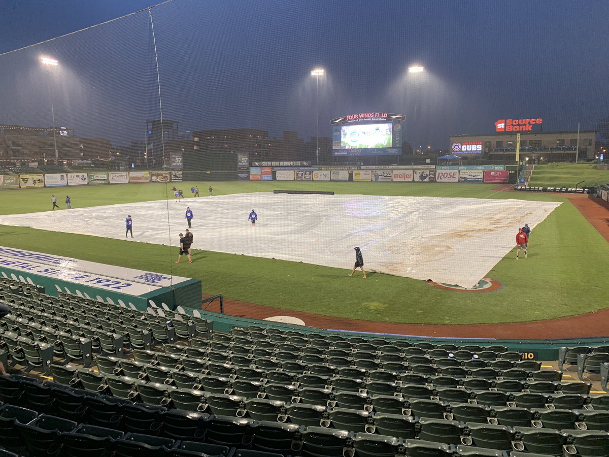 SBCubs's tweet image. We are currently in a rain delay.
Hey @TinCaps... know any good jokes?