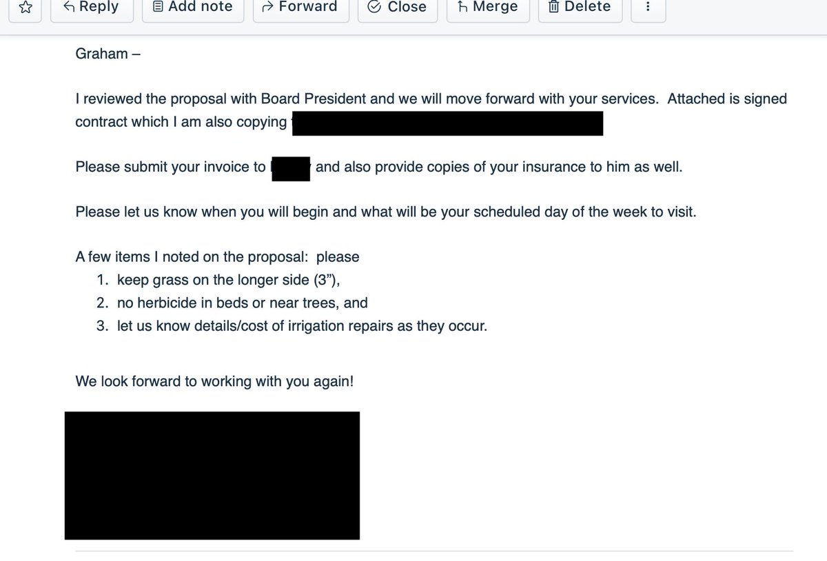 grahammthompson's tweet photo. Happened again

Customer cancels their contract
Then in 3 months they ask to come back 
We raise their price 25% and they sign https://t.co/rbFZT5FBQm