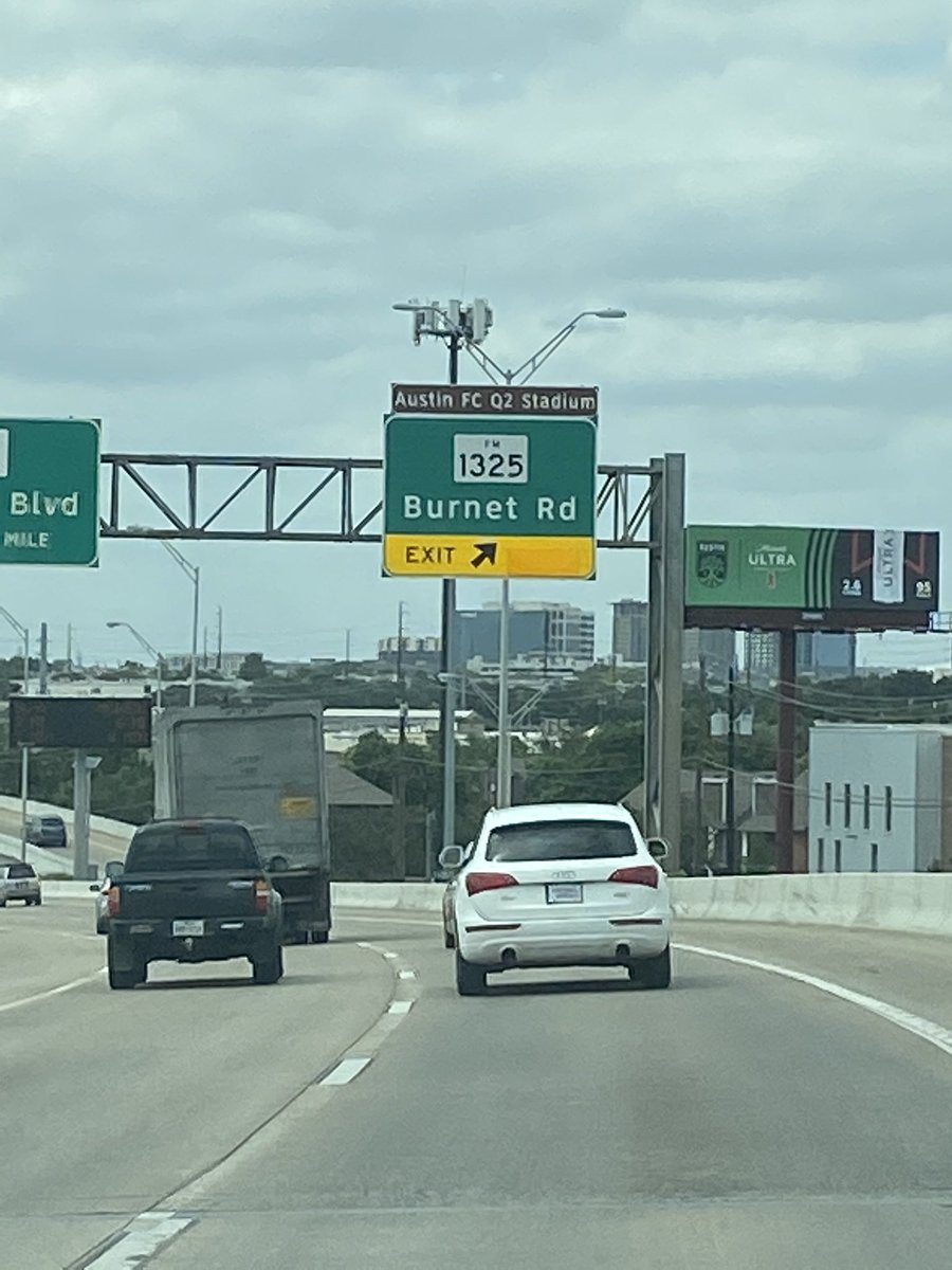 Anyone else notice the new addition to the Burnet Road exit on 183N?