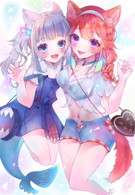 Nyaaaaaaa♡♡

#sametori #CatShark #gawrt 
#ArtsOfAshes #絵ニックス 
