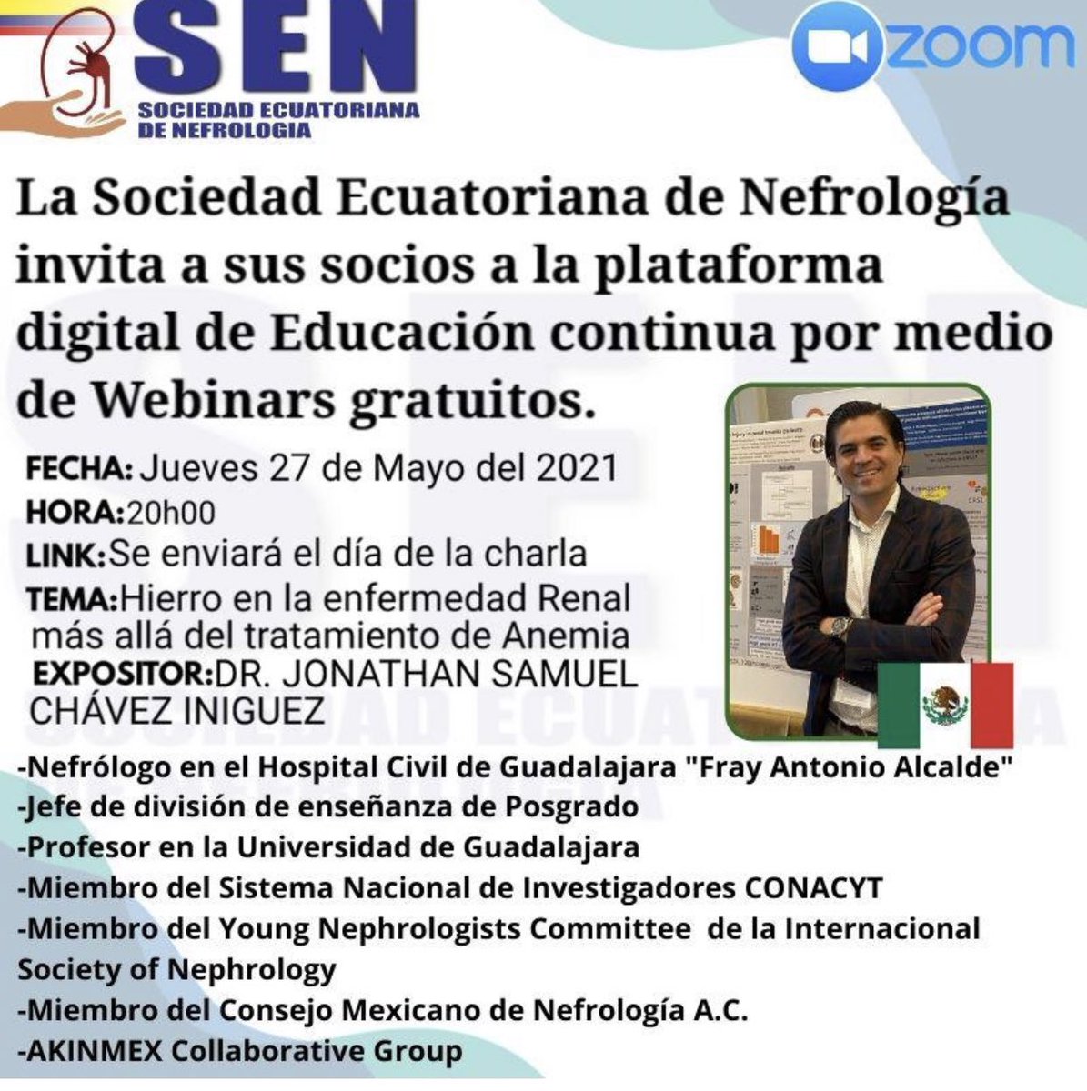 AvelRomanNeph's tweet photo. #NefroClass el Dr ChaveZ está dando una charla magistral @JonathanNefro @ENefros @NefroClassMx #Anemia #CKD https://t.co/rqmYLX3iRh