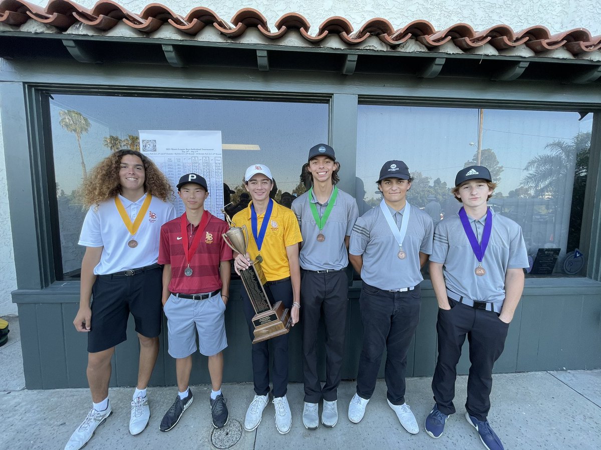 The Top 6 Moore League finishers that auto-qualify for CIF (Left to Right): Wilson’s Jet Adame, Ky Stopp and Matthew Schafer, and Millikan’s Spencer Salcedo, Ethan Nash and Josh Balogh. 

<a href="/562sports/">The562.org</a>