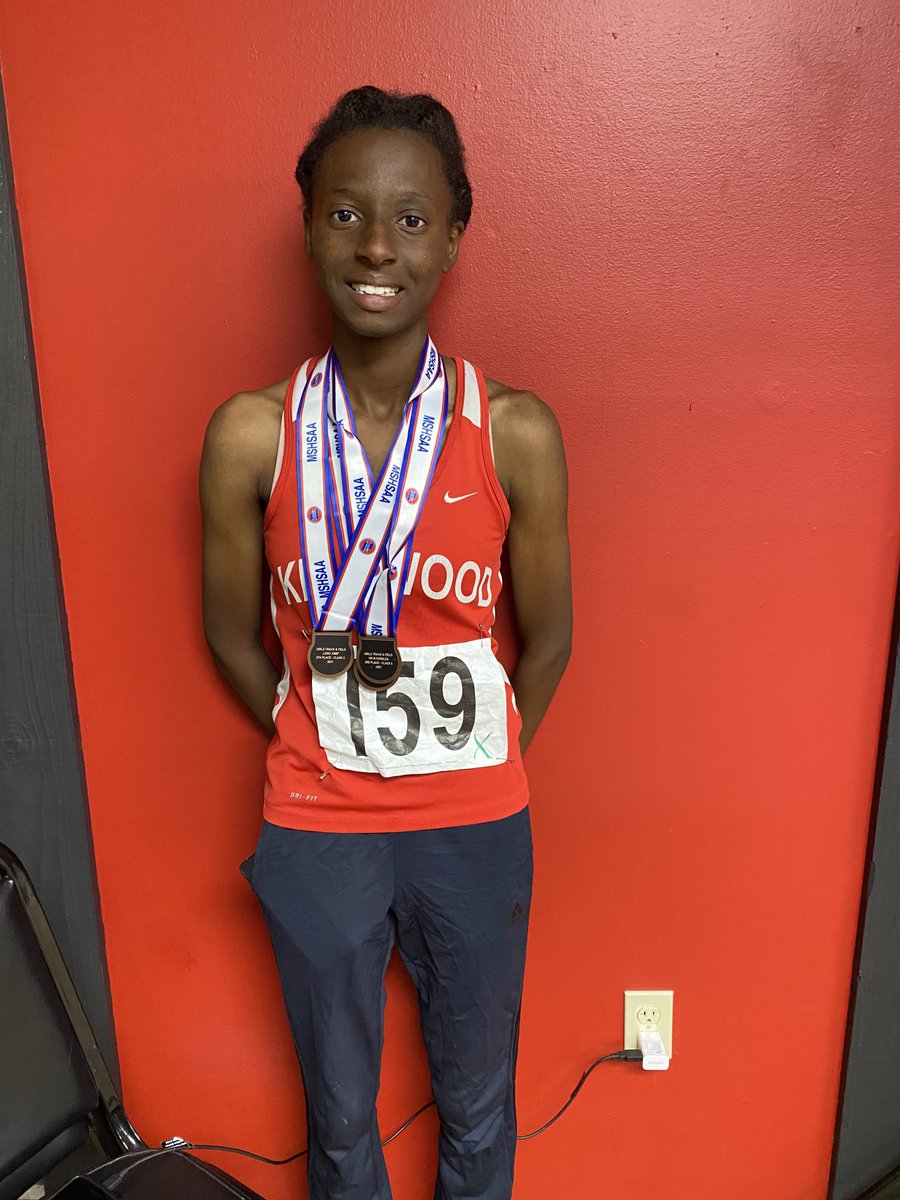 kirkwoodtrack's tweet photo. Congratulations Genesis! 3x State Finalist! 2x. School record Holder in 100m hurdles &amp; Long jump! Well done your first State meet! 🥰 https://t.co/Xrsxp6cihu