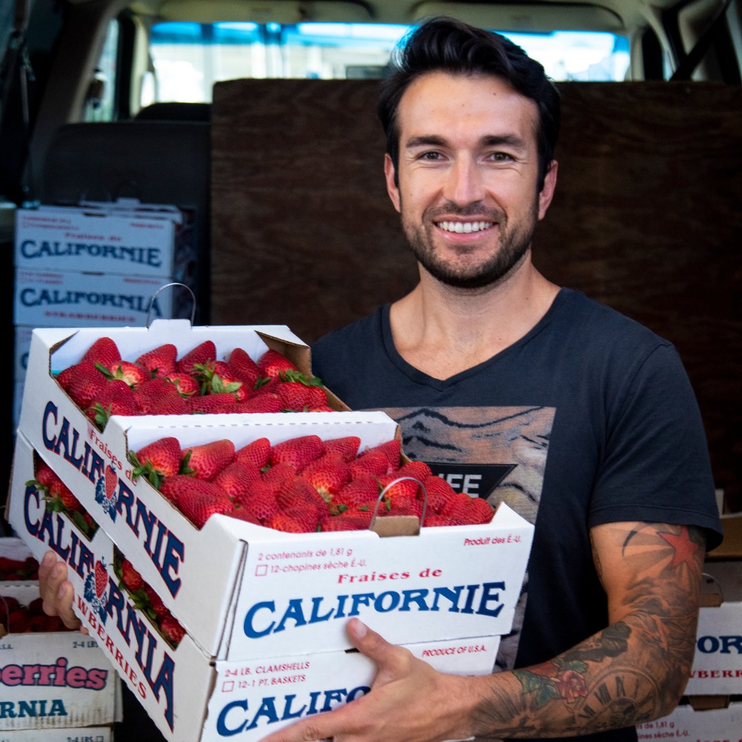 This is Carlos Chavez. He works hard with his family to grow fresh fruits and veggies locally. Catch him at the Encino Farmers Market and our story all about the market at TheBullMag.com.