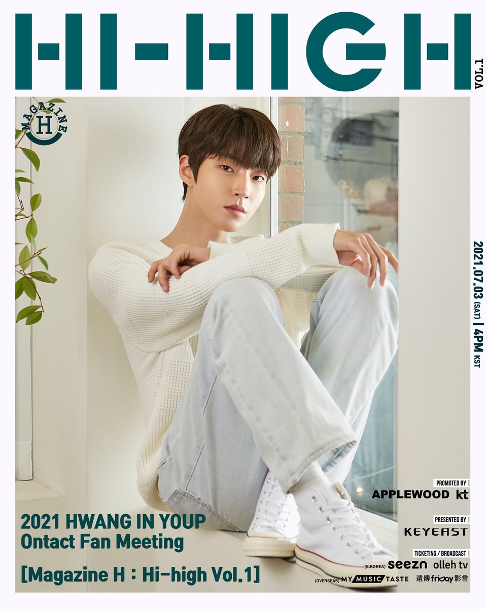 _mymusictaste's tweet photo. HWANG IN YOUP🤴, is coming on ◾210703◾ for Ontact Fan Meeting [Magazine H : Hi-high Vol.1] to make your hearts flutter!💕

Early bird 🎫 now available! https://t.co/eWvcadvXxl

Enjoy summer together!🎐

#HWANGINYOUP #황인엽 #Hi-high #APPLEWOOD #KT #SEEZN #ollehtv #MMT #friDay https://t.co/kjFZ2aiasc