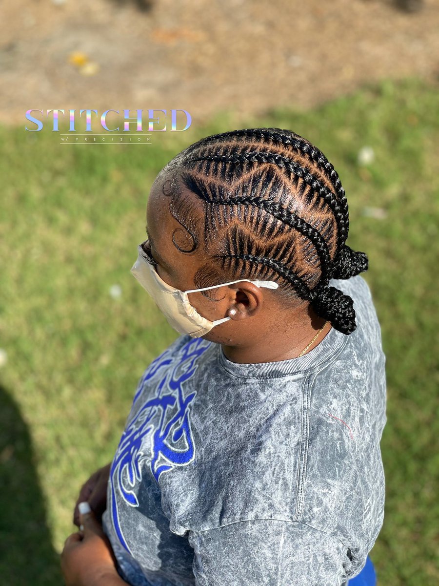 bonafidecutie's tweet photo. Suns out buns out ☀️🔥
May &amp; June Booked 

#stitchedwithprecision #montgomerybraider  #knotlessbraids #feedins #stitchbraids #feedinbraids #tribalbraids #menbraids #protectivestyles #twolayerbraids #layerbraids #myasu #myaum #troyu #bamastate #minifeedins https://t.co/oj0yAAzHWP