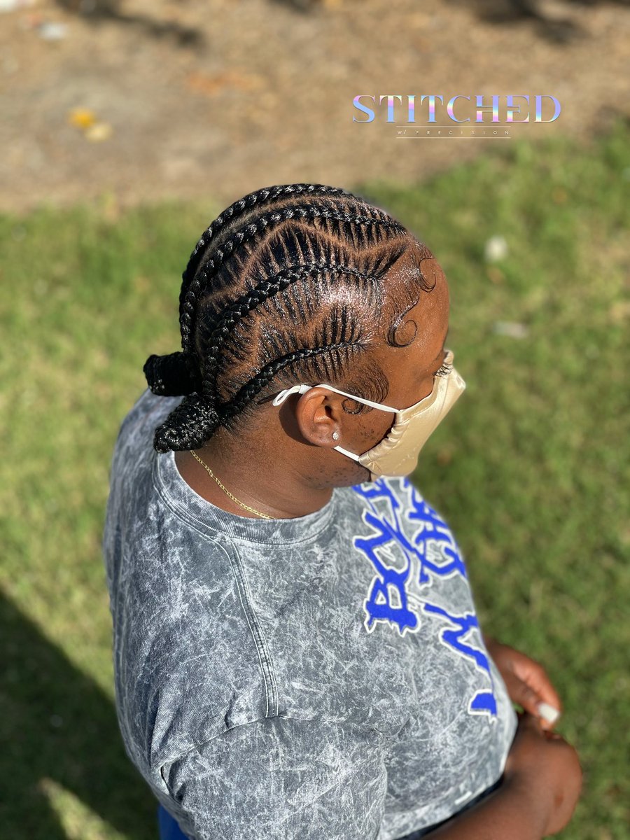 bonafidecutie's tweet photo. Suns out buns out ☀️🔥
May &amp; June Booked 

#stitchedwithprecision #montgomerybraider  #knotlessbraids #feedins #stitchbraids #feedinbraids #tribalbraids #menbraids #protectivestyles #twolayerbraids #layerbraids #myasu #myaum #troyu #bamastate #minifeedins https://t.co/oj0yAAzHWP