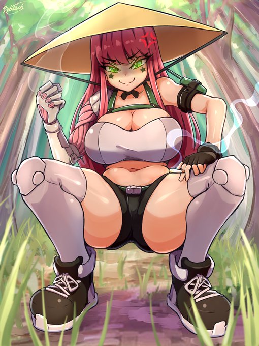 Comm for @BasketLewd of their OC Reiju Niboshi 