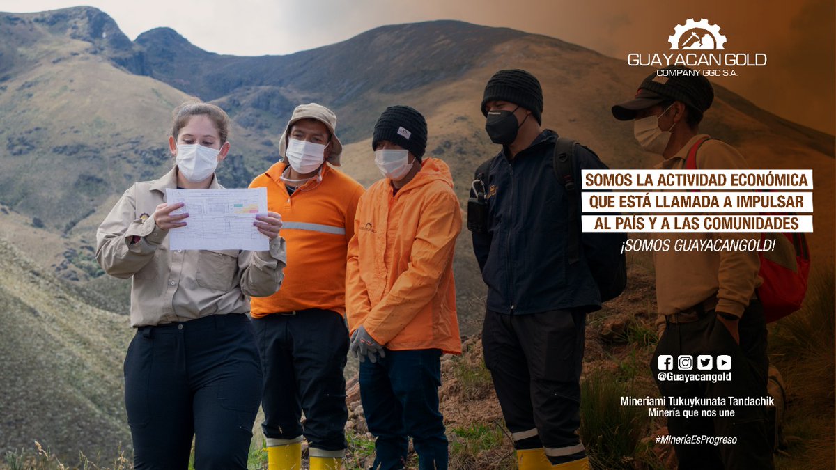 Como empresa, estamos comprometidos con  impulsar la economía y el desarrollo de nuestras comunidades. 💪🏞️👷🏽‍♂️
Mineriami Tukuykunata Tandachik
Minería que nos une ✨

#MineriaResponsable #GuayacanGold #Loja #Ecuador