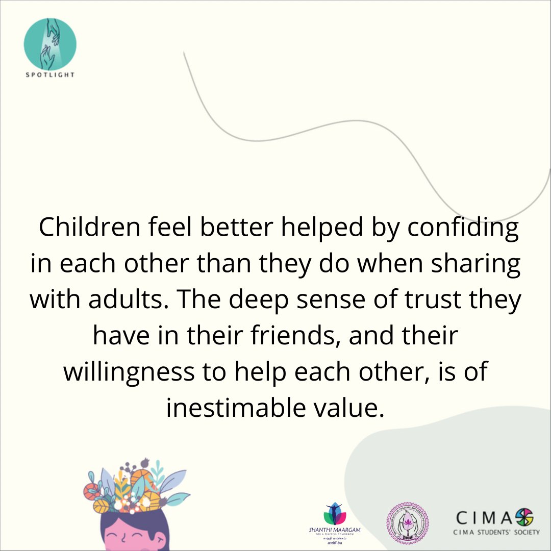CIMASS_SL's tweet photo. If you feel that your friend is going through a hard time make them feel like they’re not alone.Knowing that they’re not alone can help them feel less lonely &amp; more hopeful.Children find it easier to talk to their peers first before they talk to family members or professionals. https://t.co/WCHJbm7lWA