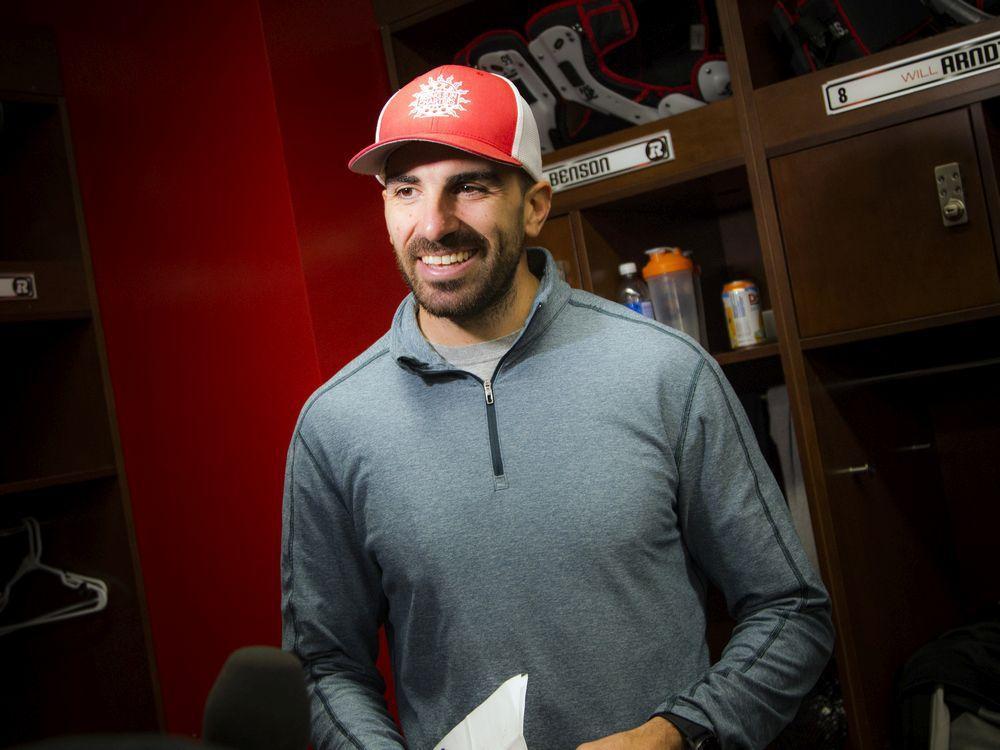 A FOOTBALL FISHERMAN Ottawa Redblacks receiver Brad Sinopoli eyes post CFL life