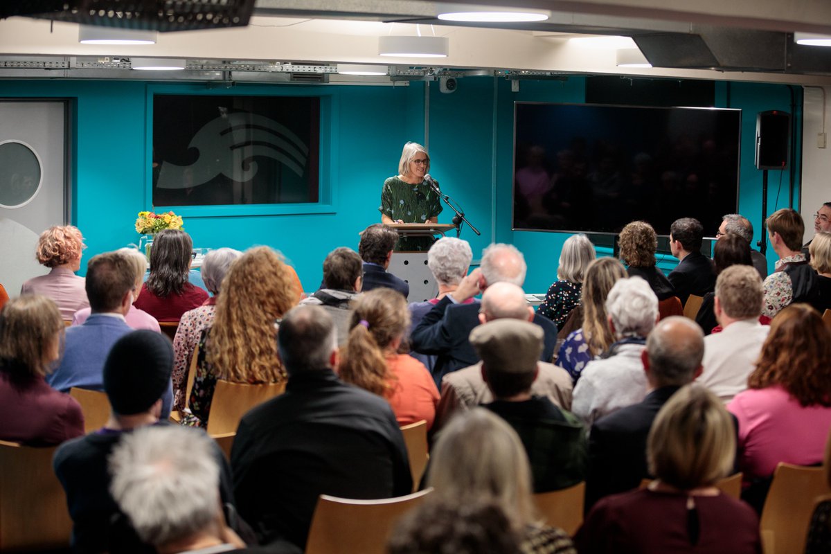 We're still celebrating 20 years of Massey Creative Writing with these gorgeous photos by <a href="/sytaffel/">@sy@mastodon.nz</a>! Thank you, Sy. And thank you to the authors, audience members, @MasseyHumSocSci, <a href="/pncitylibrary/">PalmNorthCityLibrary</a> and Bruce McKenzie's Books for championing creative writing!
