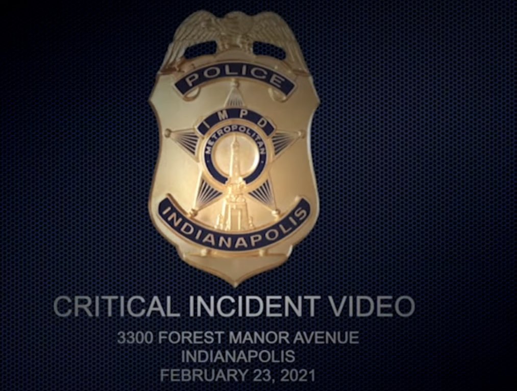 IMPDnews's tweet image. IMPD released a critical incident video from an officer involved shooting at 3300 Forest Manor Avenue. youtu.be/7TeMQeXkBno #transparency