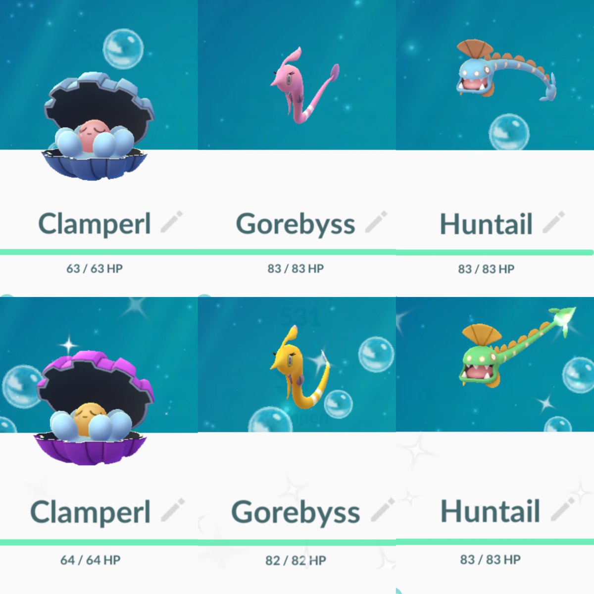 Pokemon Go Clamperl evolutions: How to get Huntail & Gorebyss