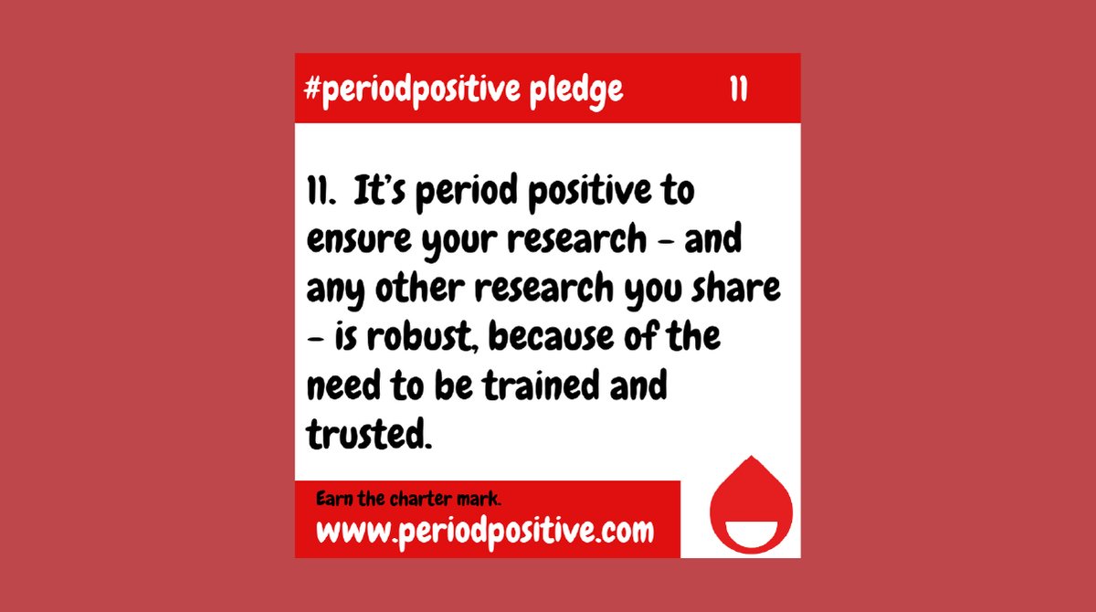 11. It's period positive to ensure your research and any other research you share is robust because of the need to be trained and trusted 🔍 #menstrualeducation #periodpower #knowledgeispower #menstrualhealth #periodcare #menstrualmovement