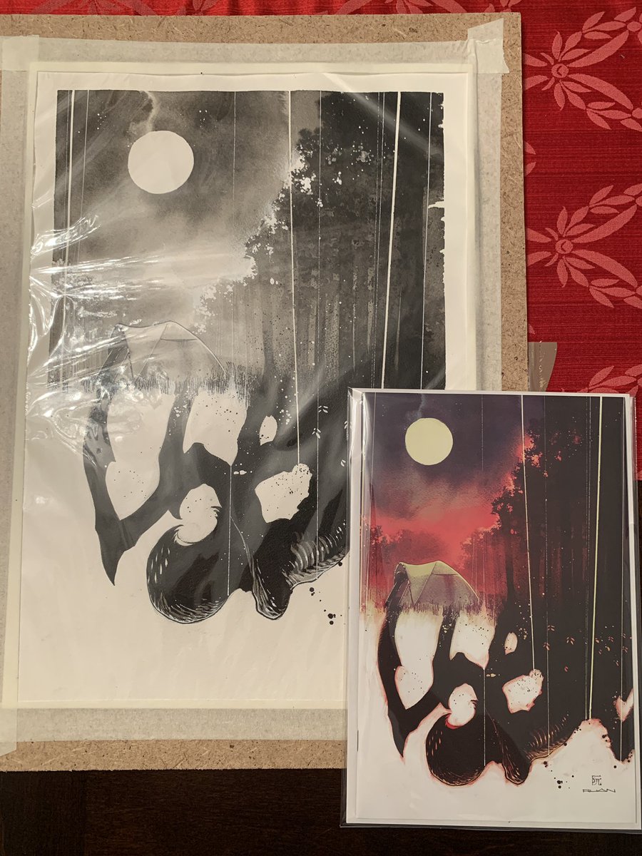 comicblend's tweet photo. It is a surreal feeling to have both my cover and the OA and to know THIS was going to be my first exclusive. Thank u Morgan for holding my hand through everything! @rossrichie  i cant praise her enough. U have a true gem on ur staff! I cant wait to see where #siktc will take us https://t.co/qO5tt6EDEa
