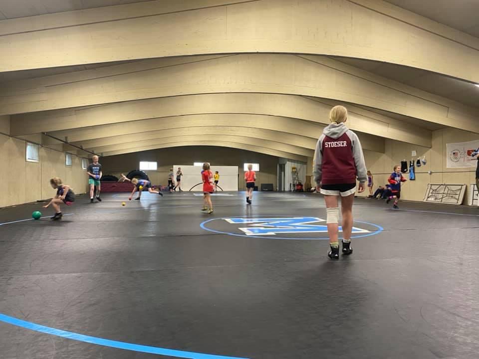 SFMWAcademy's tweet photo. Fun day at Metro!  All girls no guys!  Over 20 girls participated in the First day of what may have been the first all girls wrestling camp ever held in South Dakota for wrestling. @TobyBryant2 @ncaawrestling https://t.co/62GsqDHCja