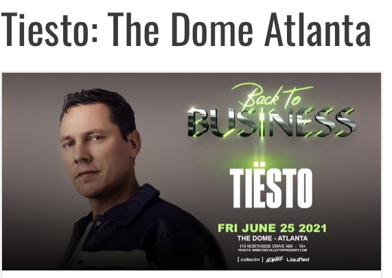 NLinAtlanta's tweet photo. Yes, it’s finally happening! Welcoming my fellow hometown Dutchman DJ Tiësto from the City of #Breda in Atlanta, June 25!
Welkom Tijs!🇳🇱
#NLinAtlanta #Tiësto https://t.co/avhevEbvRA