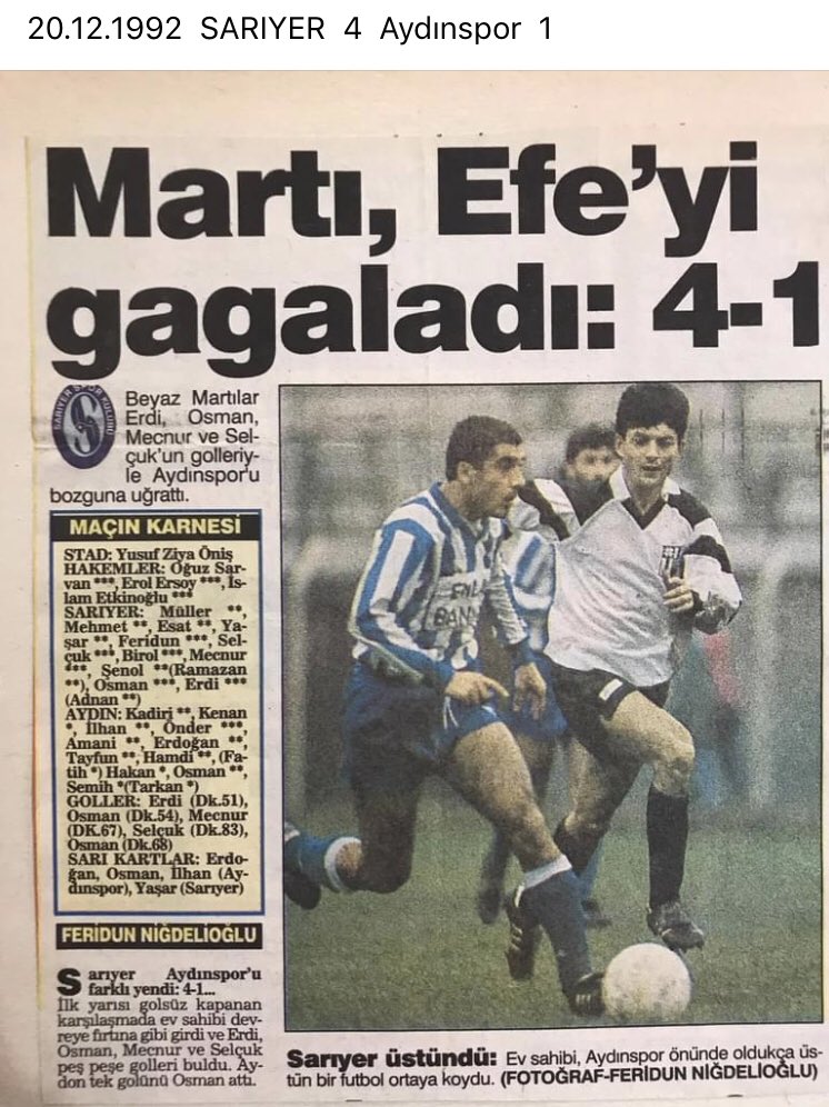 Sarıyer spor kulübü #sarıyer #aydınspor #süperlig #futbol #nostalji #köyümüzüntakımı #sarıyersporkulübü