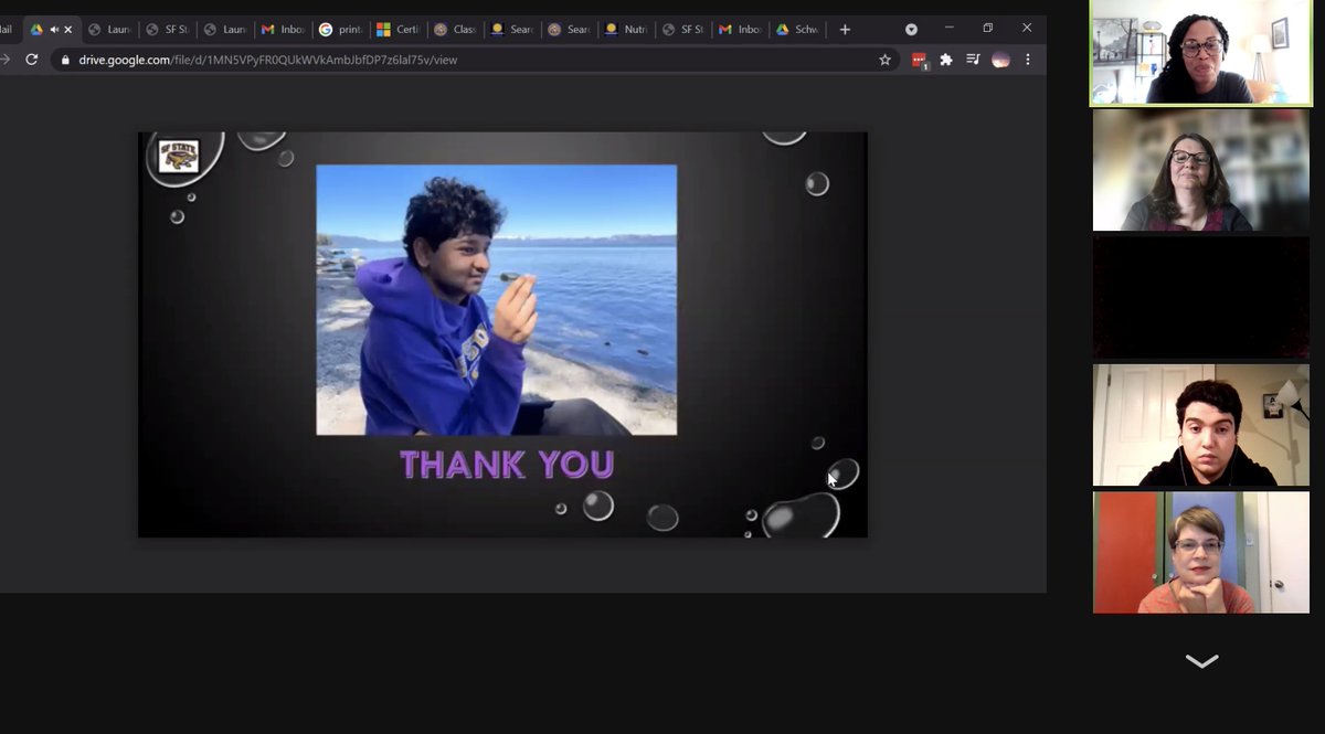 Incredibly proud of the students of the SFState Inclusion Pilot Project who celebrated the end of their first semester at #SFSU <a href="/GCOESFSU/">Graduate College of Education at SF State</a> @SFStateExtended <a href="/thinkcollegeICI/">Think College</a>  #DiversityEquityInclusion <a href="/MyYouMe56/">Mayumi</a> @SPED_overlap