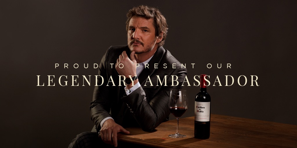 Pedro Pascal ya es parte de la Leyenda de Casillero del Diablo. ¡Bienvenido!
Pedro Pascal is now part of the Legend of Casillero del Diablo. Welcome!
<a href="/PedroPascal1/">balmaceda</a> #WineLegend #CasilleroDelDiablo