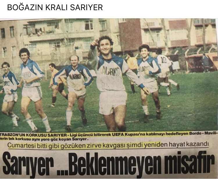 Sarıyer spor kulübü #sarıyer #beyazmartı #selçukyula #sarıyersporkulübü #süperlig #futbol #nostalji