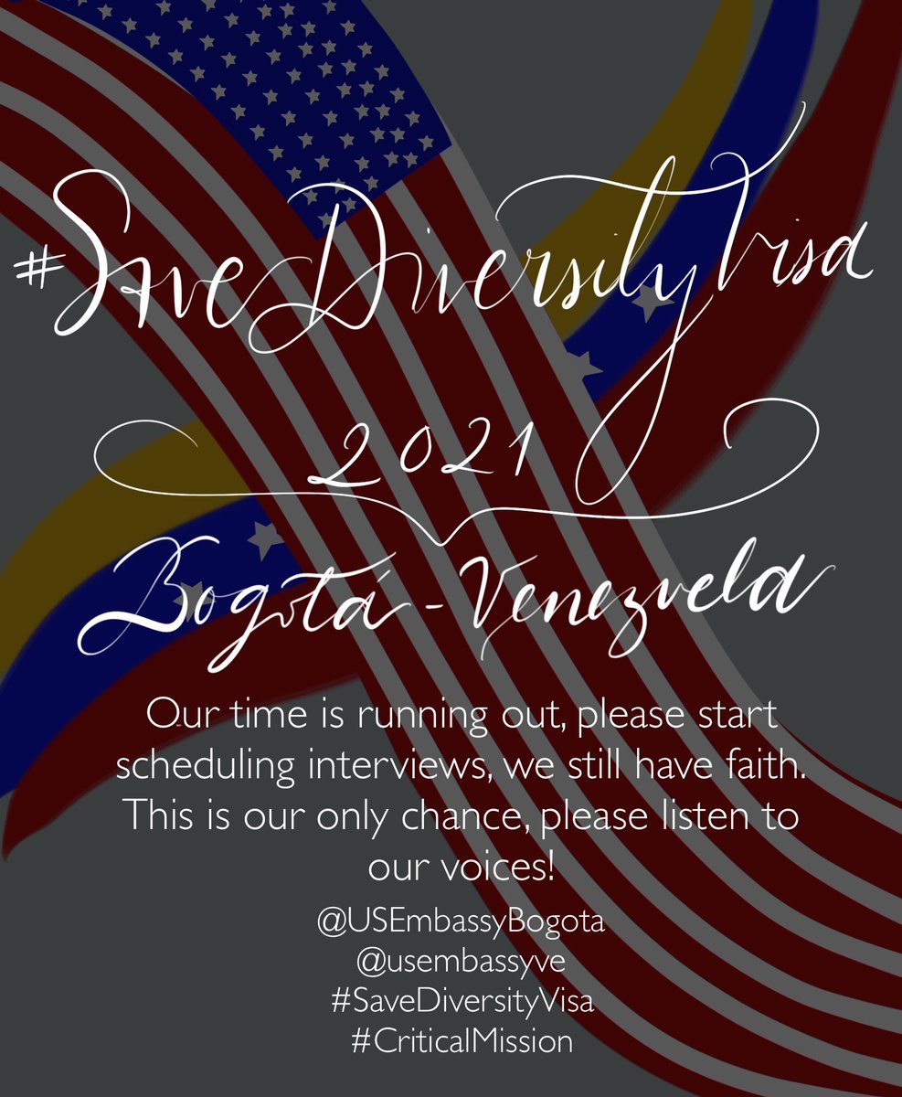 sofreves's tweet photo. @usembassyve @USEmbassyBogota #savediversityvisa I’m starting to feel played 😅 https://t.co/E8SC7E7Jvy