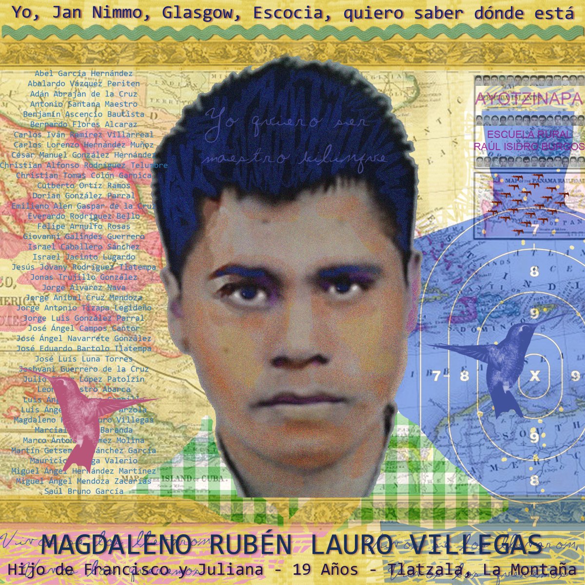 epigmenioibarra's tweet photo. 33 Leonel
34 LuisAngelA
35 LuisAngelF
36 Magdaleno
El GIEI cuestionó que las autoridades mexicanas decidieran no utilizar fotografías satelitales ni tecnología láser ni soporte de telecomunicaciones en la búsqueda de los 43 normalistas. A ello se sumó una estrategia muy precaria. https://t.co/MHGB2Cirmi