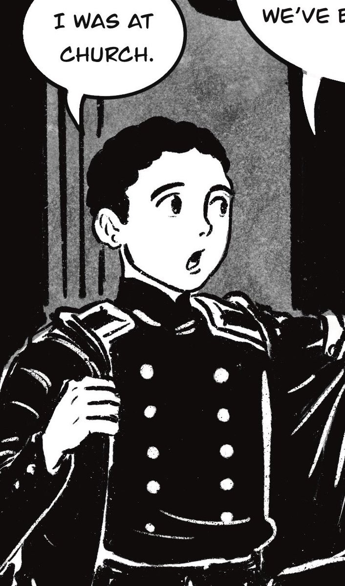 sach06's tweet photo. One advantage of Peter Kropotkin being in his teens in the latest volume of Seeds of spring is that I can start basing his design and cloth on actual photos of him. #kropotkin #memoirsofarevolutionist #seedsofspring #comics #characterdesign https://t.co/G38A8jkWnk