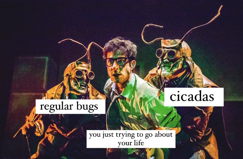 SyneticTheater's tweet photo. It’s a buggy world out there.
•
•
•
#cicadaseason #cicadas #summer2021 #cicadasummer https://t.co/C8b7Eenu7g
