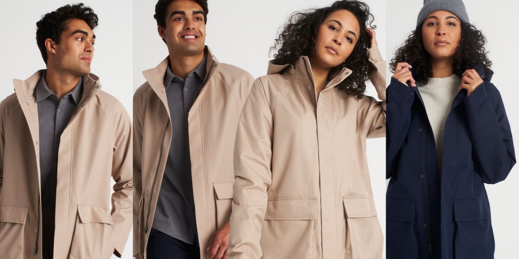 Show your style regardless of the rain! 🌧️ Find the <a href="/kitandace/">KIT + ACE</a> unisex Downtown Downpour Jacket in the the <a href="/NCDA_BC/">New Car Dealers Association of BC (NCDA)</a> / SOBC Auction. From now to June 2, bid and help change lives through the power and joy of sport! ow.ly/Hsp450EXhFa