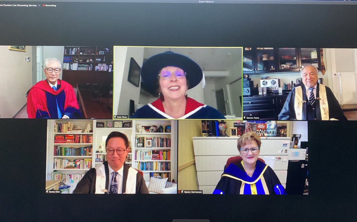 An honour to witness Nobel laureate Dr Tasuku Honjo receive his honourary Doctor of Science from <a href="/UBC/">University of British Columbia</a> this evening! In his remarks, he spoke on the importance of communicating your science to the public. It is an honour to have you as a part of our @UBCmedicine community!