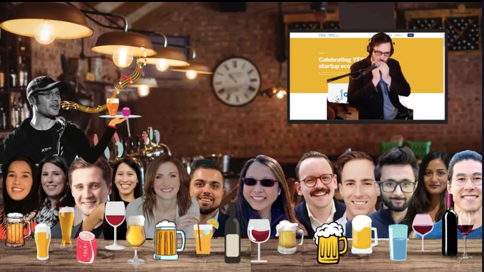 Dombeaups's tweet photo. Gotta say - this has to be the best photoshop work I've seen all night. Great work team at @YEGStartupAward for hosting such a smooth 2021 awards show. https://t.co/sTvMPEtifp