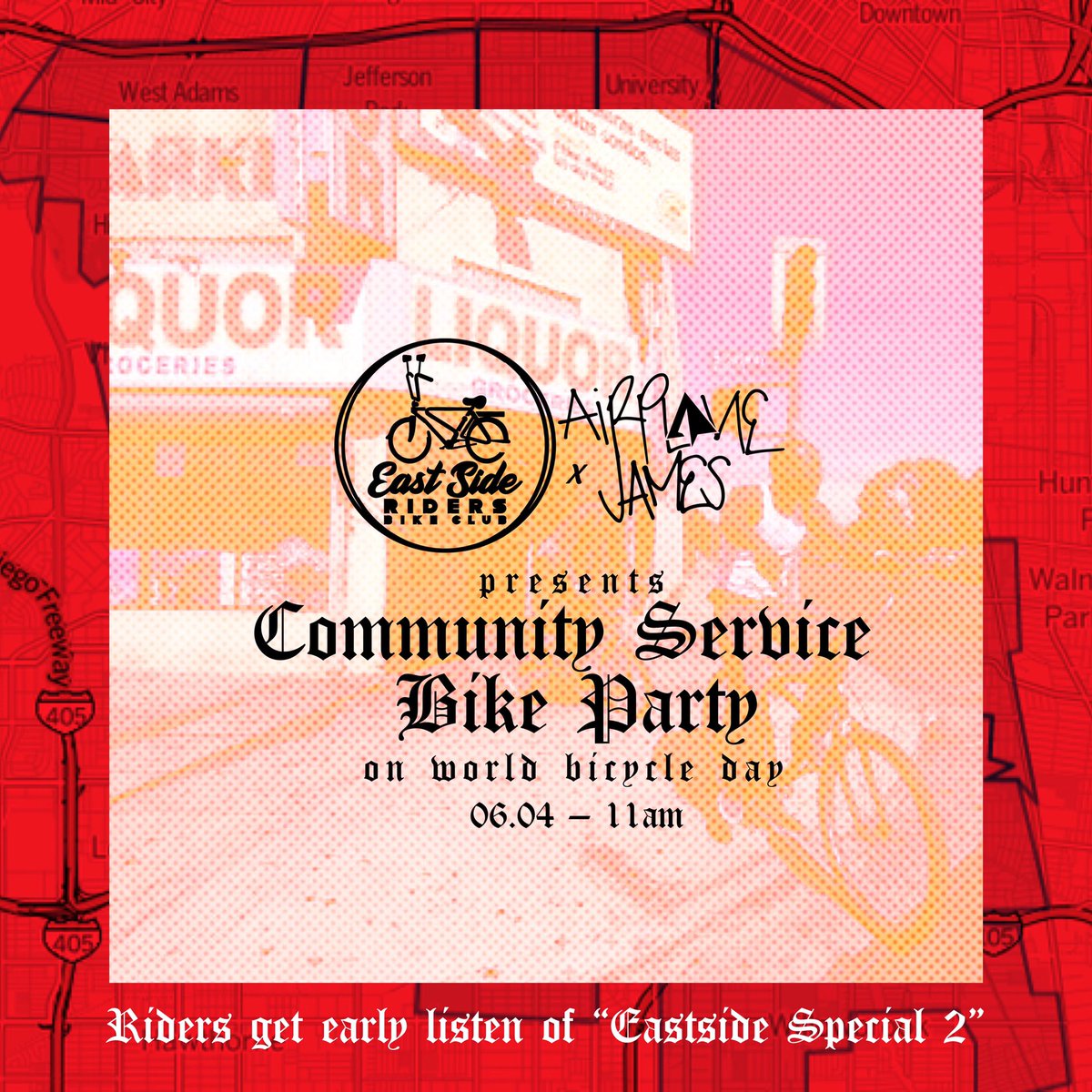 Airplane354's tweet photo. EASTSIDE BIKE RIDE 🚴🏾🚴🏾🚴🏾
Giving back to the community!
Wanna hear ‘EASTSIDE SPECIAL 2’ early??? Sign up &amp; come out!

https://t.co/MReLekzVH4 https://t.co/w7PpBHQRrh