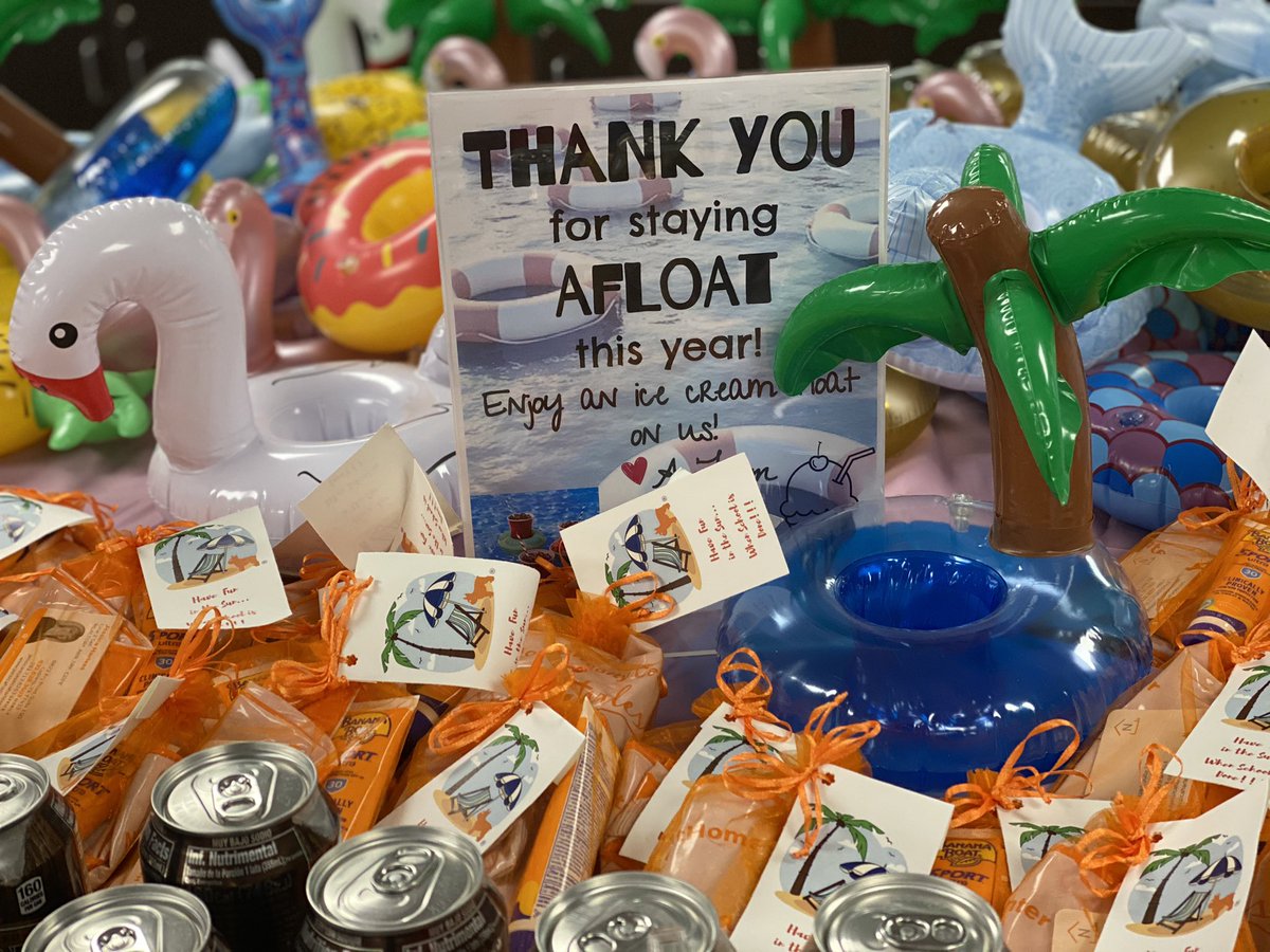 MKMooreCfisd's tweet image. Thank you to our awesome staff for staying afloat this year through a year like no other! The way each of your supported one other and your students was incredible! We are grateful for you! #ItsWhatMustangsDo @cyfairMillsap 🏝