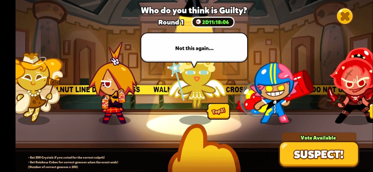 chronicallycrow's tweet photo. Angel has two moods:
"I am innocent and was blessing cookies!" And "I'm so tired of this shit I'm clearly fucking innocent."

#cookierun #cookierunovenbreak #cr #crob #angelcookie #walnutcookie https://t.co/2O8CO9JdTx