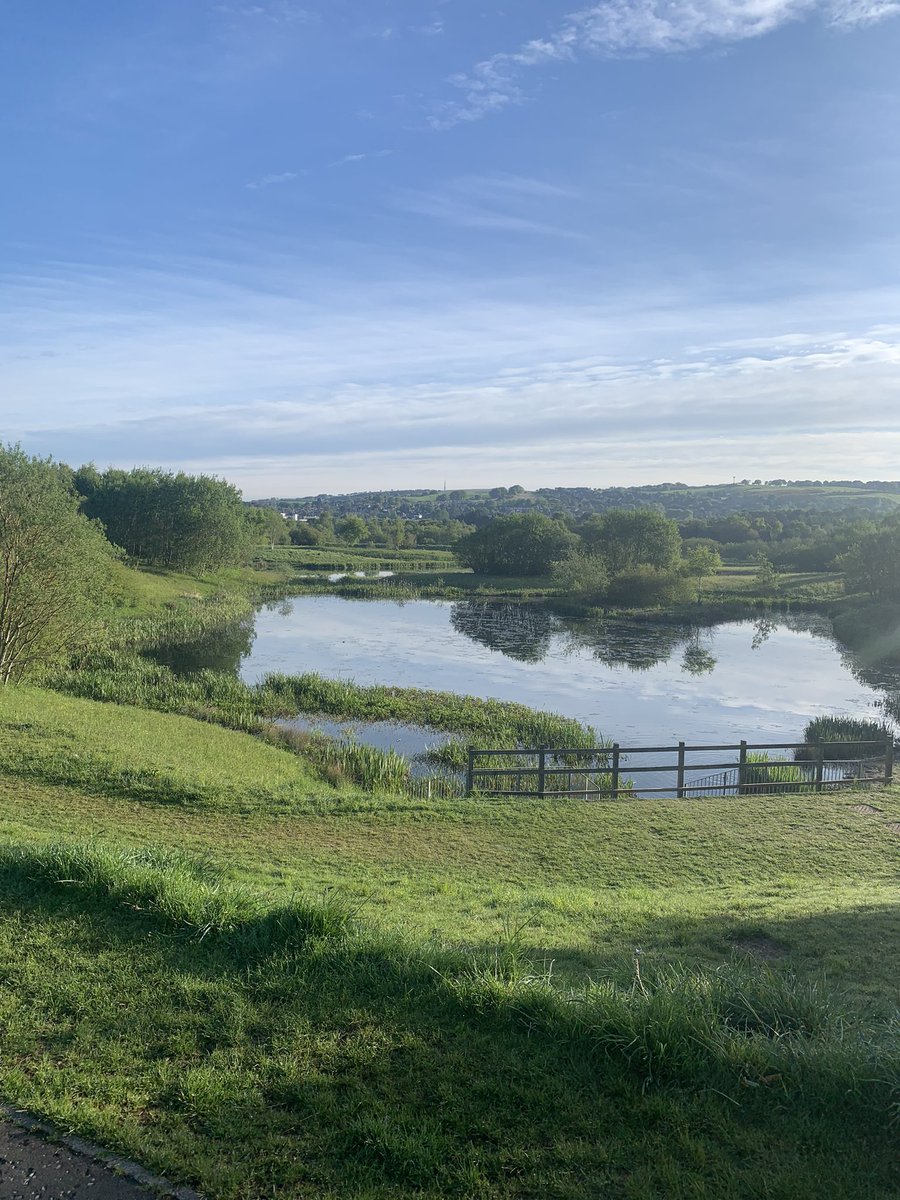 Working from home today means an early morning walk and views like this #blessed