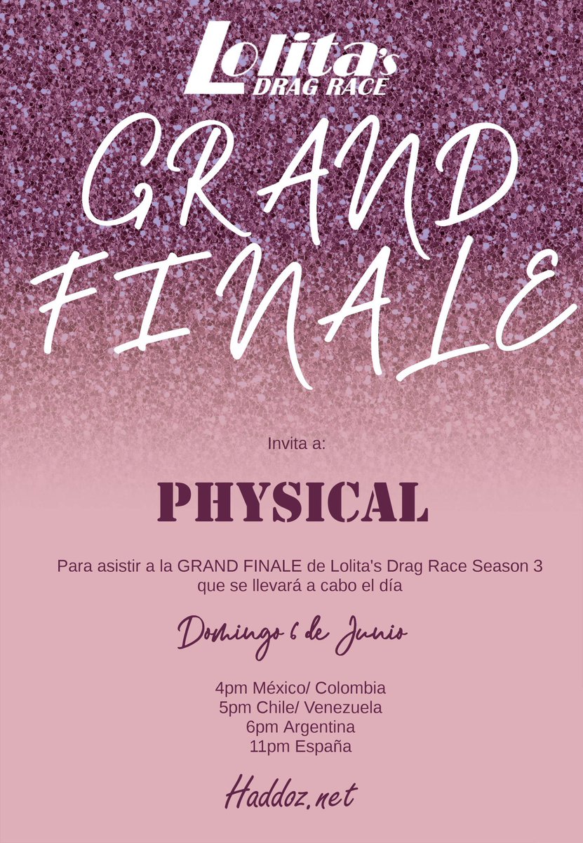ESPhysicaI's tweet photo. Muy feliz de poder asistir a la final de este gran reality, espero de corazón que gane una de mis dos niñas!❤️
#TeamVaddieXCX #TeamIaved 
#LolitasDragRaceGrandFinale
@LolitasDragRace @HabLolitaMugler https://t.co/BznwAqzHuq