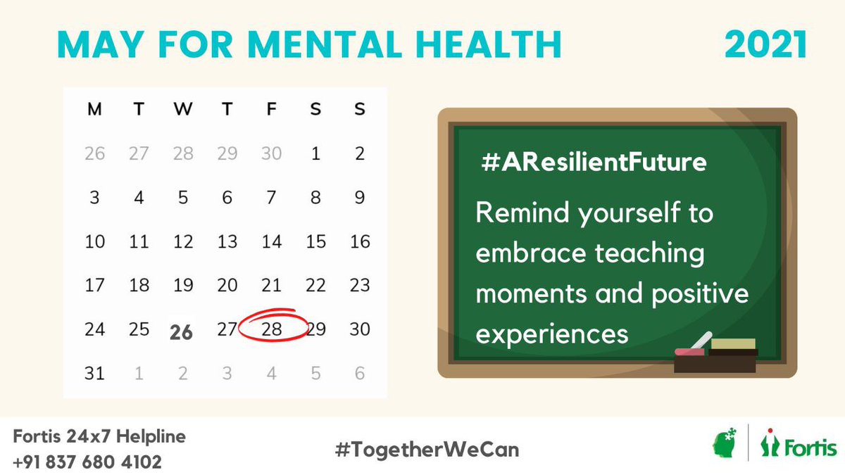 dr_samirparikh's tweet photo. Keep learning from the teaching moments of life. 
#AResilientFuture 
#TogetherWeCan 
#mindspace 
@fortis_mhbs https://t.co/RxEQOaE4KQ